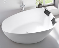 Ванна из искусственного камня Riho Toledo 160x110 B126001105 белая отдельно стоящая