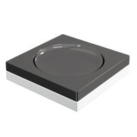 Мыльница Boheme Qubic 10960-SGM графит глянец