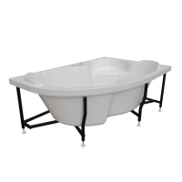 Ванна акриловая Radomir Ирма 160x105 R 2-01-0-2-1-229 угловая c каркасом