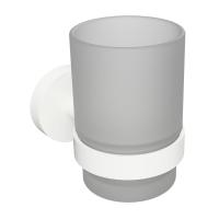 Стакан для зубных щеток Bemeta White 104110014 белый матовый
