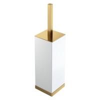 Туалетный ершик Boheme Qubic 10949-MG золото-матовый