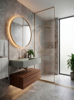 Раковина подвесная Sapbox SB-RW080M034 80 см олива