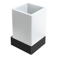 Стакан для зубных щеток Boheme Qubic 10724-B черный