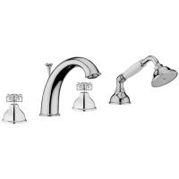 Смеситель на борт ванны Webert Ottocento OT730101015 хром глянцевый