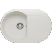 Мойка из искусственного камня Polygran Atol-760 679030 75 см белый хлопок