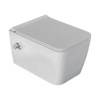 Унитаз подвесной Boheme Zen 967-SET-2-W белый с крышкой с функцией биде