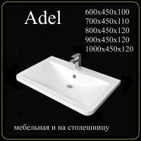 Мебельная раковина Madera Adel 4627173210225 60 см белая глянцевая