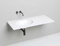 Встраиваемая раковина Salini Marea 1802211M 40 см белая матовая