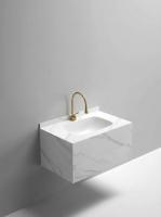 Раковина-моноблок Sapbox SB-WF-CT-80M316 80 см белый мрамор с ящиком