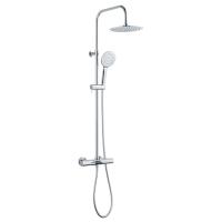 Душевая стойка со смесителем Esko STT5054 хром глянцевая с термостатом
