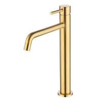 Смеситель для раковины Caprigo Don 53-025-BRG матовое золото