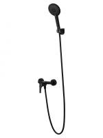 Смеситель для душа Wonzon & Woghand WW-4540-MB черный матовый с гарнитуром