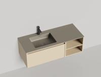 Тумба с раковиной Salini Domino 120 см 27D112ONA окрашивание по RAL эмаль Onda Plus