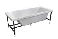 Ванна акриловая Radomir Агата 150x70 2-01-0-0-1-224Р пристенная c каркасом