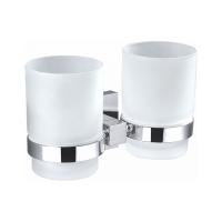 Стакан для зубных щеток Wonzon & Woghand Polo WW-8928 хром глянцевый с держателем