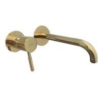 Встраиваемый смеситель для раковины Webert Rimini RI830606010 золото глянцевый