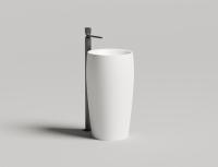 Раковина напольная Salini Alda 03 130311G 45 см белая глянцевая