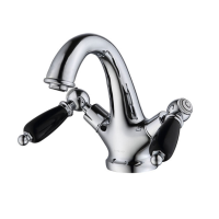 Смеситель для раковины Caprigo Adria-Classic Black Edition 03B-520-crm хром