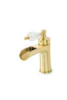 Смеситель для раковины Boheme Vogue Crystal 201-CRST бронза глянцевый