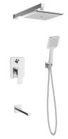 Душевой комплект со смесителем Esko Samara 7in1SMR хром встраиваемый