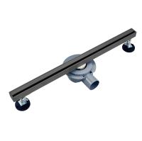 Душевой трап Wonzon & Woghand WW-65409M-GM темный графит брашированный