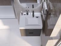 Подвесная раковина Madera Vega 4627173210959 60 см белая глянцевая на стиральную машину