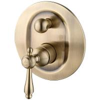 Встраиваемый смеситель для душа Caprigo Fonte 12-551-vot бронза встраиваемый