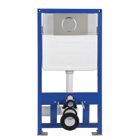 Инсталляция Sapbox 108C.500.01.807SS-CH для унитаза с кнопкой смыва хром глянцевый