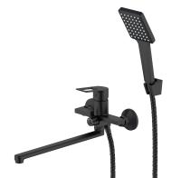 Смеситель для ванны Voda Surf Black SF31B хром глянцевый