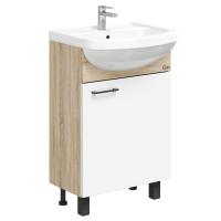 Тумба под раковину Onika Эко 105209 50 см белая (раковина Акватон 52)