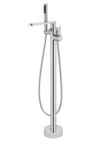 Смеситель напольный Wonzon & Woghand Stick WW-88649901-CR хром глянцевый с душевым гарнитуром
