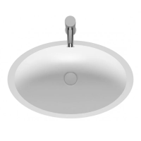 Накладная раковина Riho Avela Oval W 60 см W016003105 белая