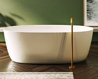 Ванна из искусственного камня Riho Oval 160x70 B130001105 белая отдельно стоящая