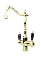 Смеситель для кухонной мойки Boheme Tradizionale Oro 112-BLC глянцевое золото