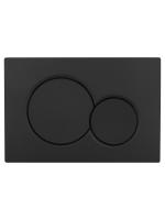 Кнопка смыва Wonzon & Woghand WW-IB232-MB черная матовая механическая