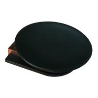 Мыльница Bemeta Galla 108108020 черная с розовым золотом