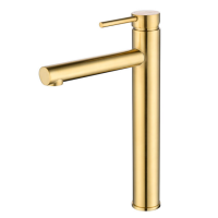 Смеситель для раковины Caprigo Don 53-023-BRG матовое золото