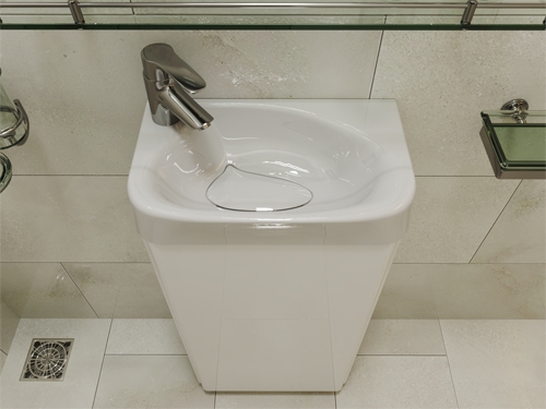 Мебельная раковина Madera Bio 4627173210409 40 см белая глянцевая