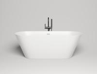 Ванна из литьевого камня Salini Mona 170x70 102912G белая глянцевая отдельно стоящая