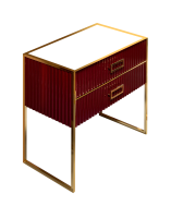 Тумба с раковиной Armadi Art Monaco 100 см 866-100-RG бордо