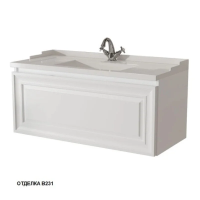 Тумба с раковиной Caprigo Ponza 13514-021.000.00.05 100 см белая