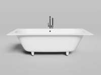 Ванна из искусственного камня Salini Ornella Axis 170x75 103423M белая матовая встраиваемая