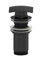 Донный клапан для раковины Wonzon & Woghand WW-88SS08-MB черный матовый