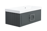Тумба под раковину LaFenice Cubo FNC-01-CUB-G-90 90 см серая матовая