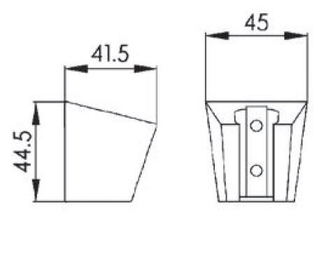 Держатель для душа Voda VSH102 хром