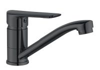 Смеситель для кухонной мойки Esko Lagos Black LG15B черный матовый