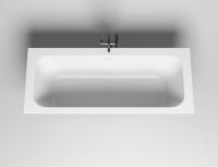 Ванна из литьевого камня Salini Orlanda Axis Kit 190x80 103311G белая глянцевая встраиваемая