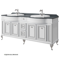 Тумба под раковину Caprigo Fresco 10629 185 см напольная (эмаль)