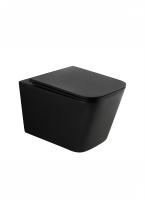 Унитаз подвесной Wonzon & Woghand Rona WW-UP2216-MB черный матовый безободковый