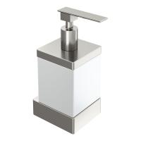 Дозатор для мыла Boheme Qubic 10727-NB никель